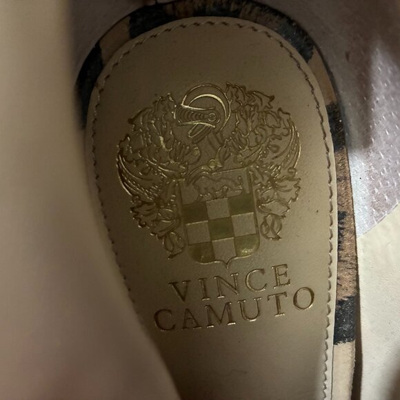 Vince Camuto Animal Print Ankle Booties - Picture 3 of 9